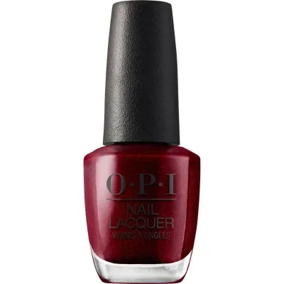 OPI Nail Polish I’m Not Really a Waitress 15ml – burgundy shimmer, long-lasting polish for a chic and elegant manicure.