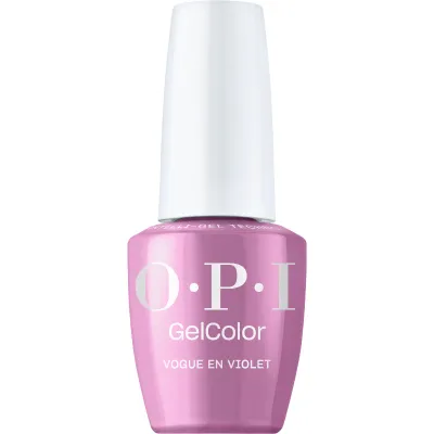 Purple glossy gel polish by OPI, Vogue en Violet. Ideal for an elegant and striking manicure.