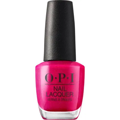 Vernis à ongles OPI Pompeii Purple, rose avec une finition scintillante pour un look élégant et vibrant.