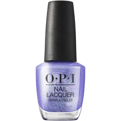 OPI nail polish You Had Me at HALO, purple with a shimmering finish for an enchanting and glamorous look.