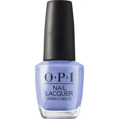 Blue-purple, shimmer, OPI nail polish “Show Us Your Tips!” – sparkling metallic finish for standout nails.