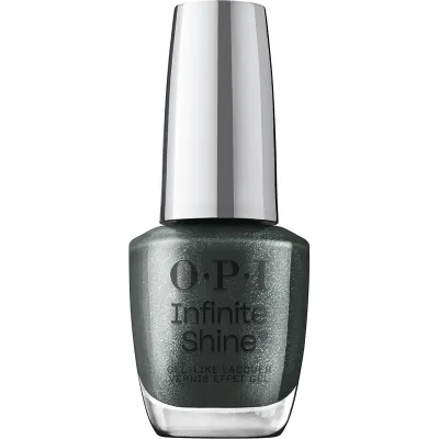 OPI Infinite Shine Get in Platform-ation – een diepblauwe nagellak met glinsterende afwerking en langhoudende gellook, zonder