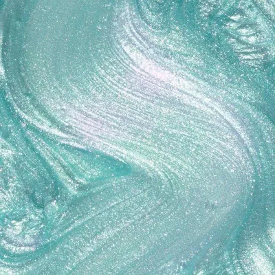Blue nail polish with a shimmering finish, named Pisces The Future. Perfect for a magical and dreamy look.