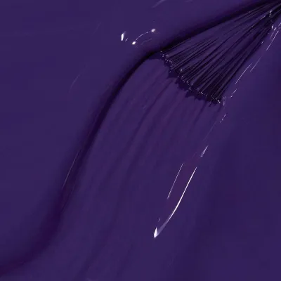 Purple, cream finish, OPI nail polish “Mariachi Makes My Day” – vibrant color with a glossy finish.
