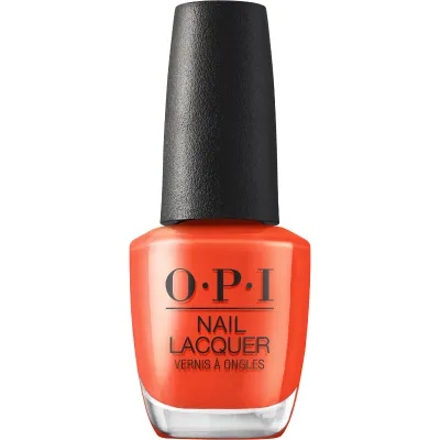 OPI red nail polish with a glossy finish, Make 'Em Jelly. Perfect for a bold and polished manicure.