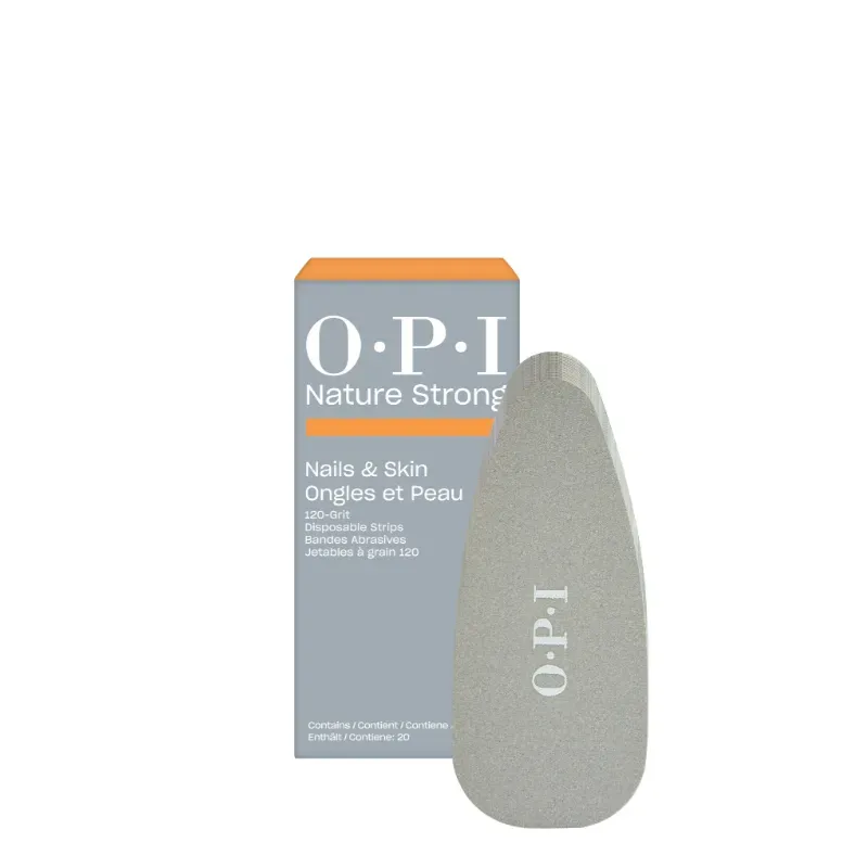 Bandes abrasives jetables OPI 120 – hygiéniques, faciles à changer pour lime pédicure professionnelle
