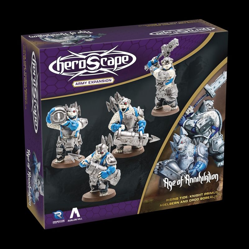 Heroscape: Rising Tide – Knight Primus Adelbern &amp; Ordo Borealis Army Expansion