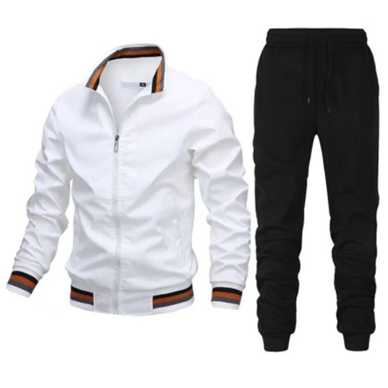 Veste de costume pour hommes, nouvelle collection 2024, veste décontractée, pantalon cousu, blouson bombardier de haute qualité