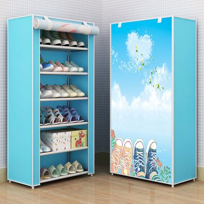 Étagère à chaussures de rangement anti-poussière, armoire à chaussures multicouche, petite étagère à chaussures, dortoir, étagère de rangement Simple