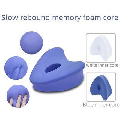 Oreiller de jambe en forme de coeur mousse à mémoire de forme en forme de coeur point de rebond lent bel oreiller de jambe