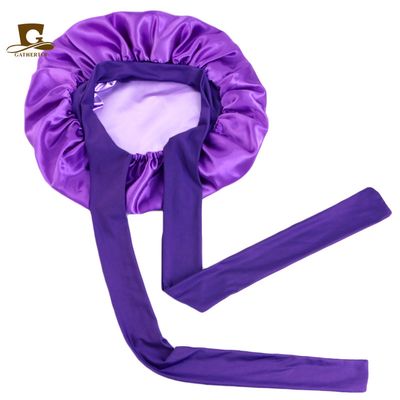 Bonnet de nuit en ruban coloré Double couche,