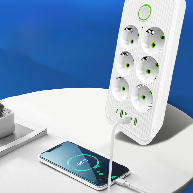 Jauge européenne trou spécial USB enfichable prise de commutateur allemande charge carte enfichable fabricants de bandes domestiques enfichables en gros