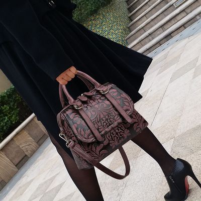 Sac femme Vintage imprimé sac femme 2022 nouvelle mode grand sac femme grande capacité épaule main sac à bandoulière