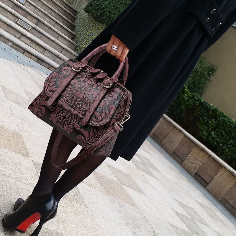 Sac femme Vintage imprimé sac femme 2022 nouvelle mode grand sac femme grande capacité épaule main sac à bandoulière