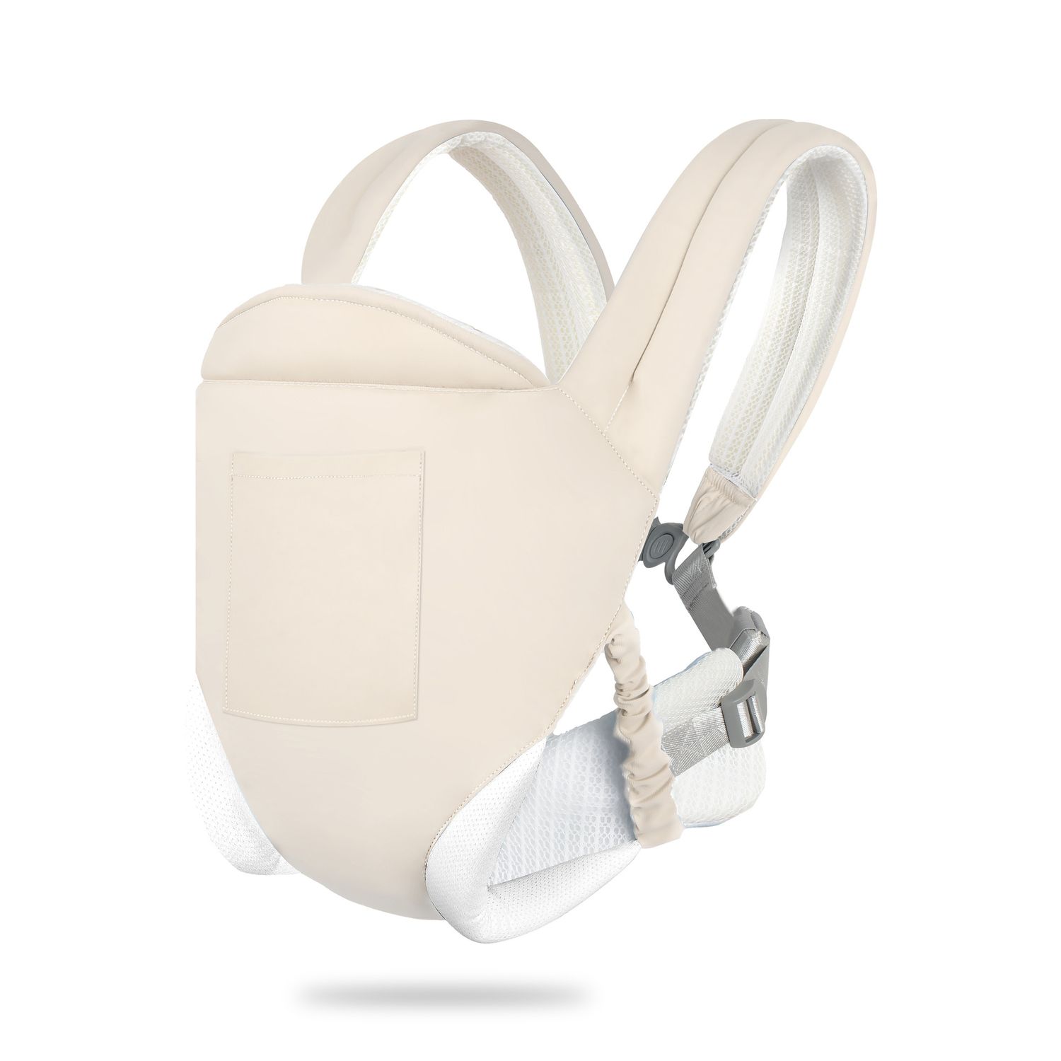 Sangle d&amp;#039;épaule multifonctionnelle pour bébé, 4 en 1, écharpe pour le dos, tabouret de taille, artefact pour bébé, Color: Off-white