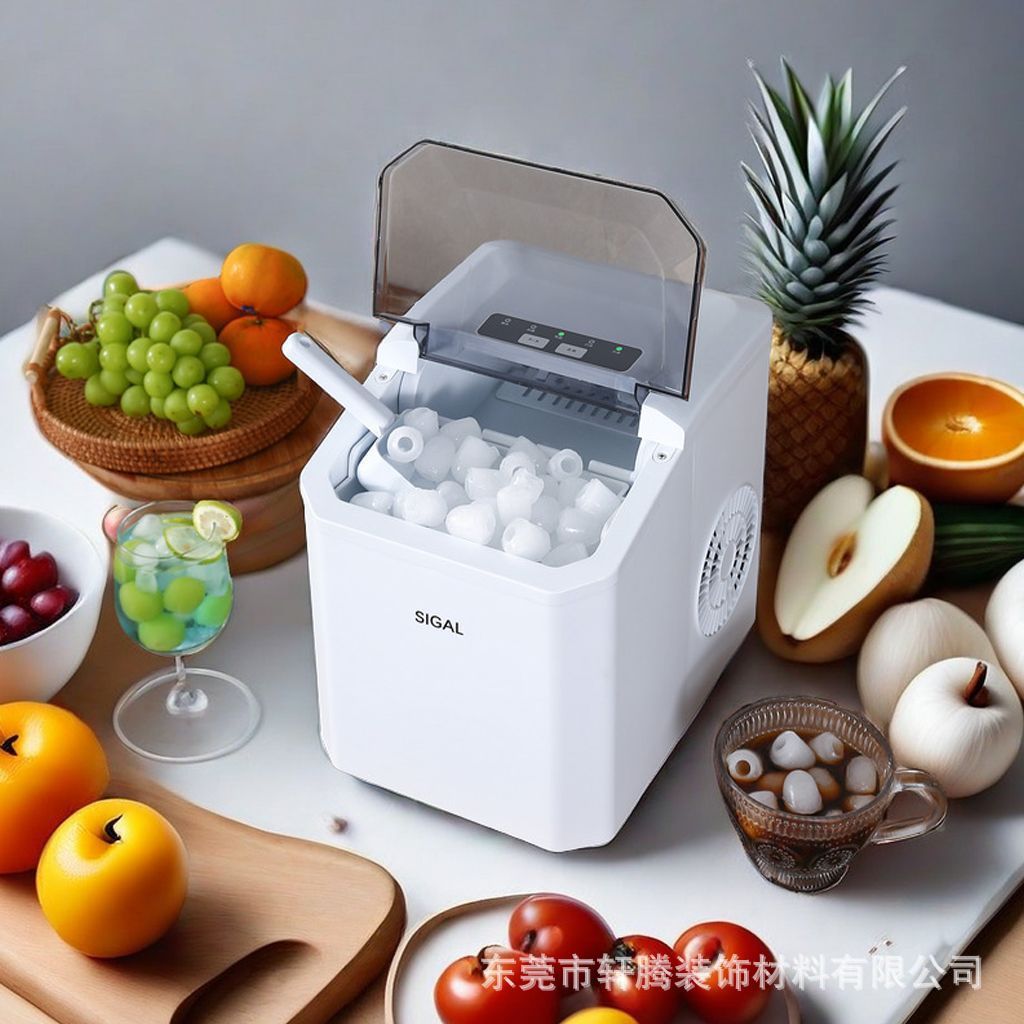 Machine à glaçons transfrontalière maison dortoir Mini petit bureau boisson froide machine à glaçons automatique commerciale machine à glaçons extérieure