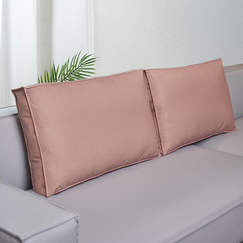 Coussin stéréo pour canapé, chambre, Color: [dirty pink], Size: Length60height50thickness15cmsinglepiece丨includinginnercore丨