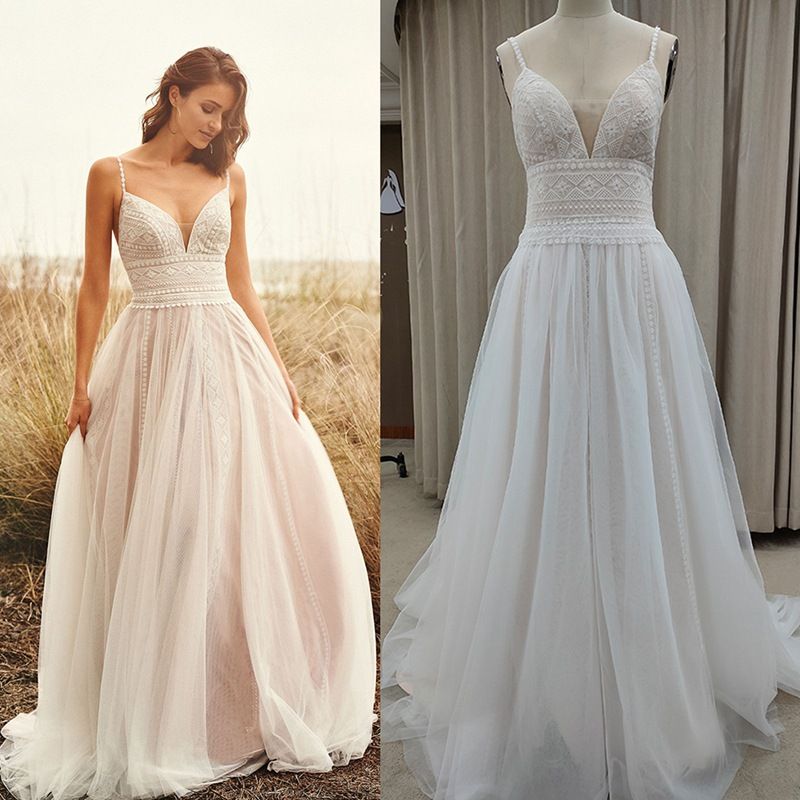 New Wedding Dress  Lace Suspender Wedding Dress Dress