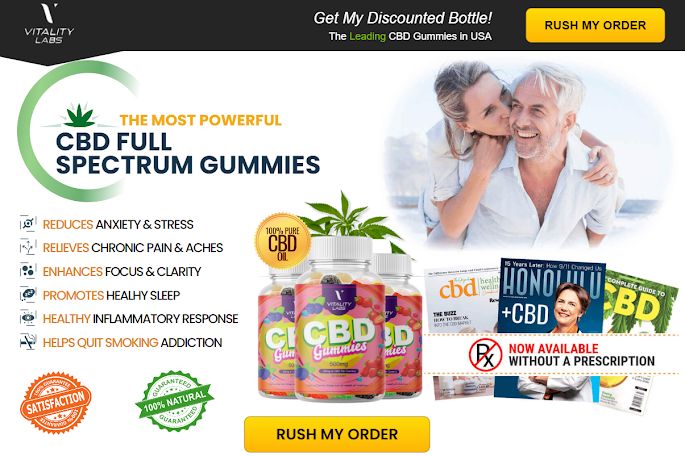 Vitality Labs CBD Gummies Reviews {Consumer Reports 2024} Does EarthEssence CBD Gummies Work ? Must Read All Informations,Benefits, Ingredients.
