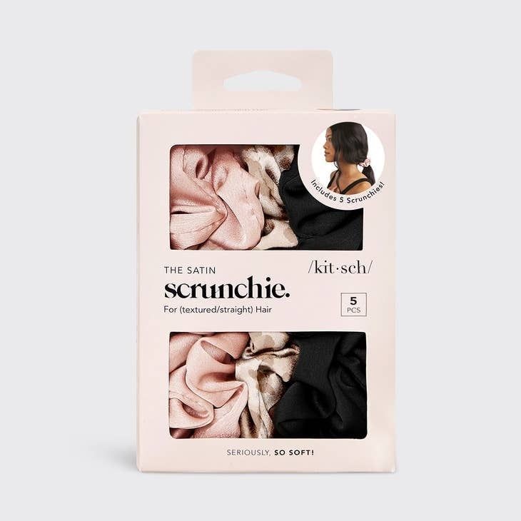 Kitsch Satin Scrunchie Set of 5