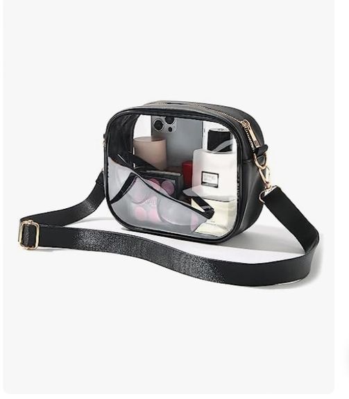 Gameday LUXE Vegan Leather Clear Bag