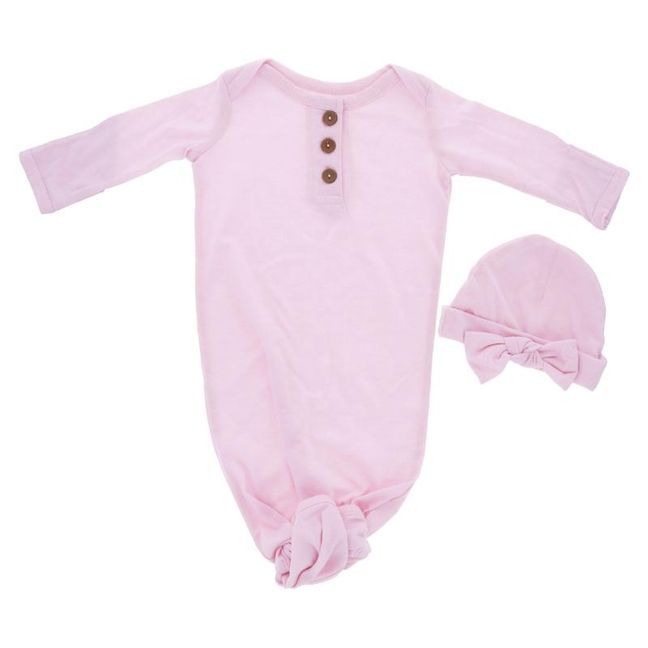 Jane Marie Baby Gown &amp; Beanie