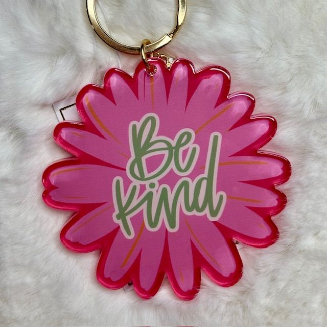 Mary Square Acrylic Keychains