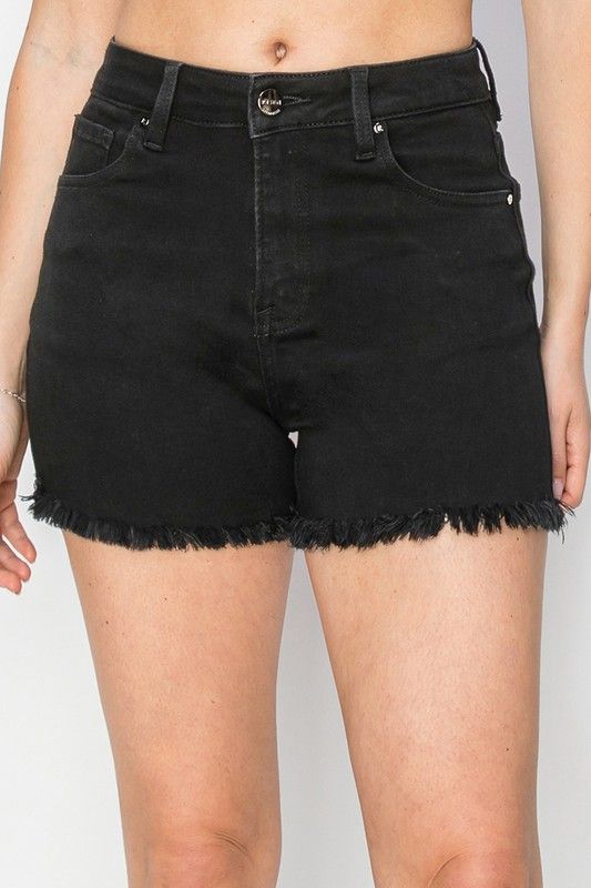 Risen HR Black Denim Short