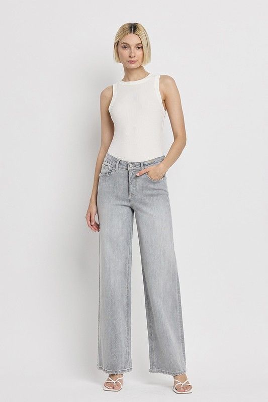 Flying Monkey HR Light Wide Leg Denim