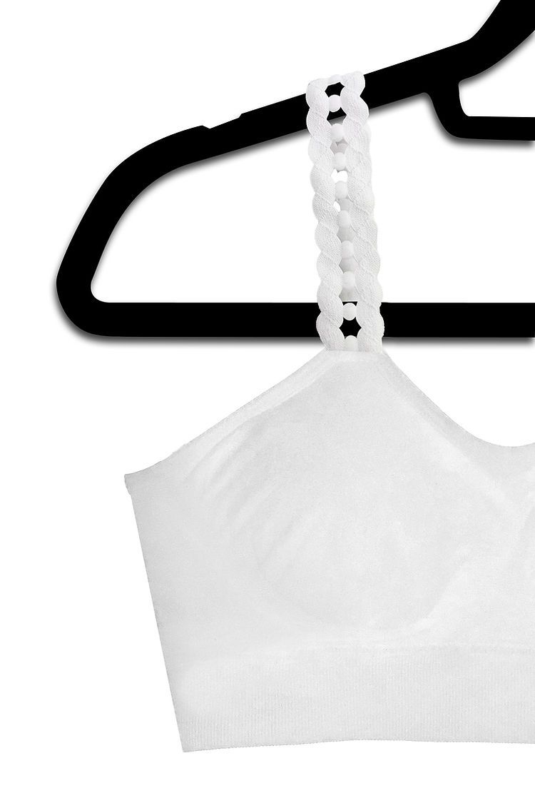 Strap Its White Loops PLUS Bra