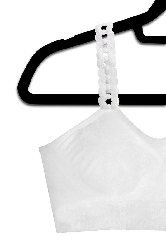 Strap Its White Loops PLUS Bra
