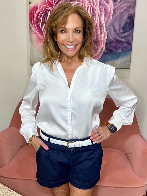 Jane Bonnie White Top