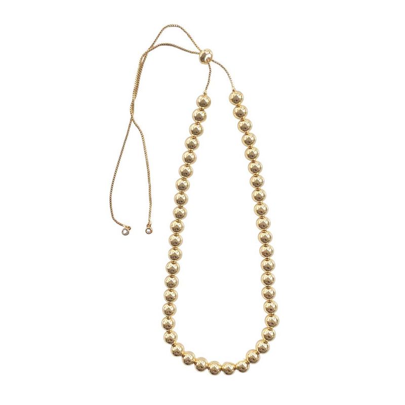 Gemelli Small 18K Gold Ball Necklace
