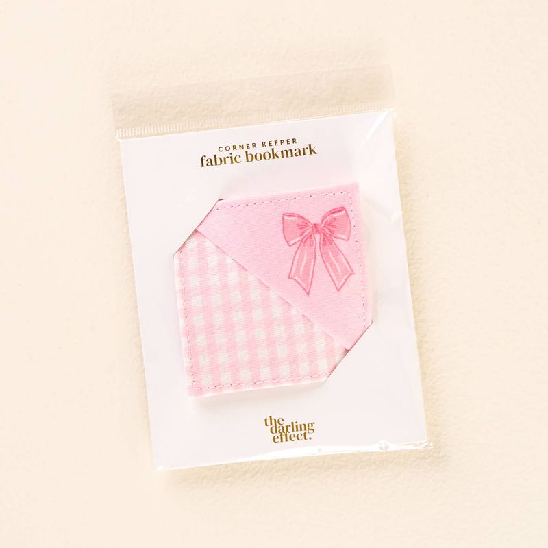 Darling Effect Fabric Bow Bookmark