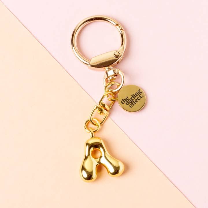 Darling Effect Bubble Letter Keychain