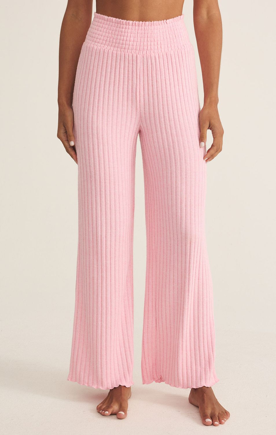 Z Supply Dawn Smocked Rib Pant