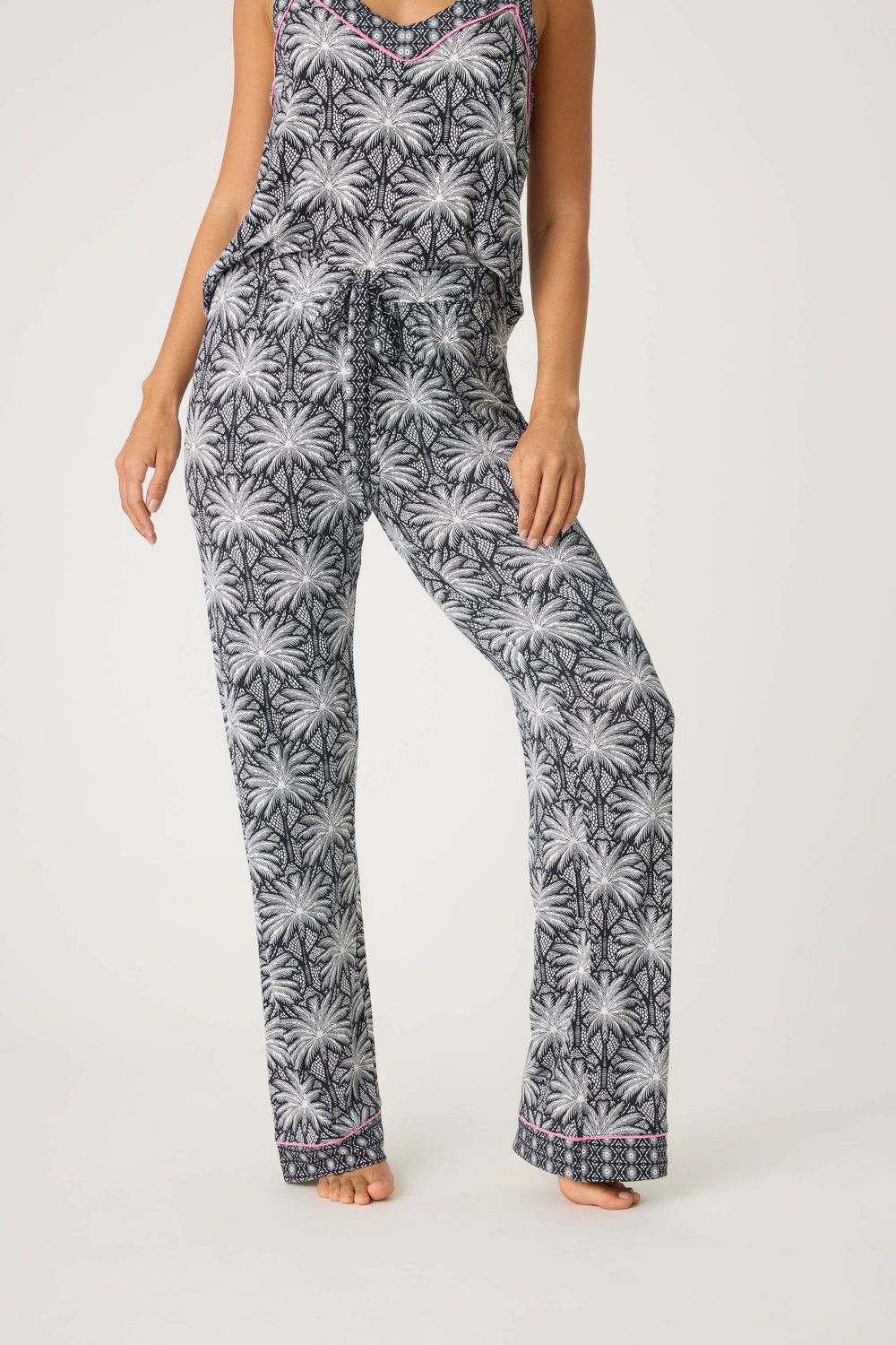 PJ Salvage Shady Beach Print Pant