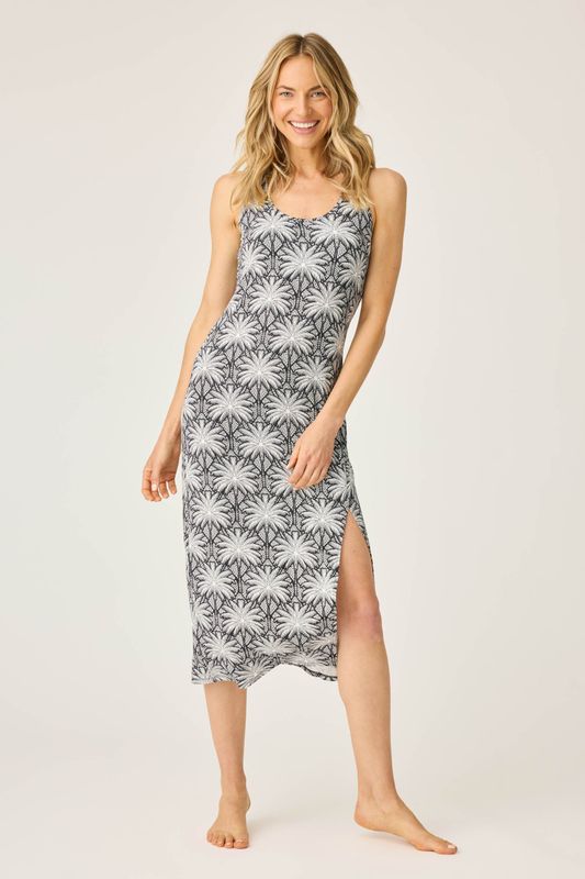 PJ Salvage Shady Beach Print Dress