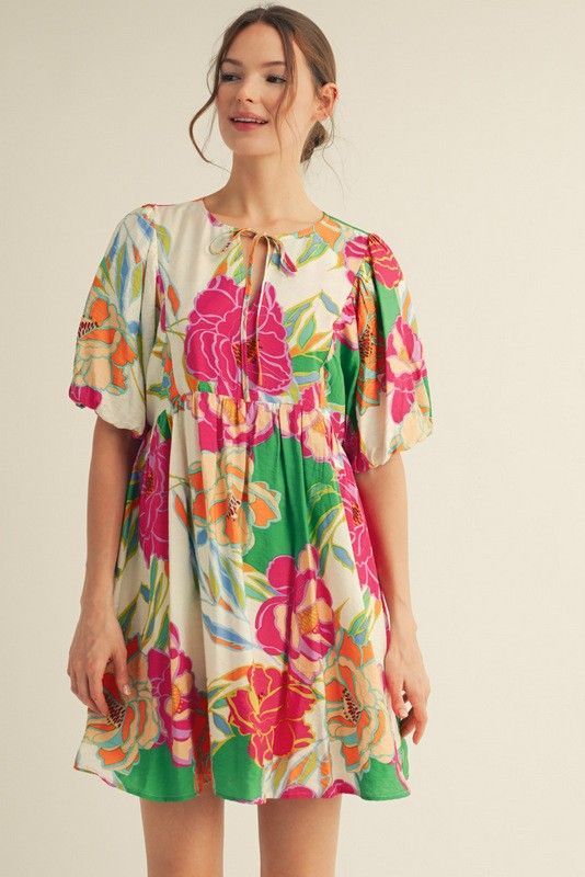 Jodifl Floral Baby Doll Dress