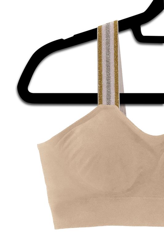 Strap Its Nude Shimmer Bra