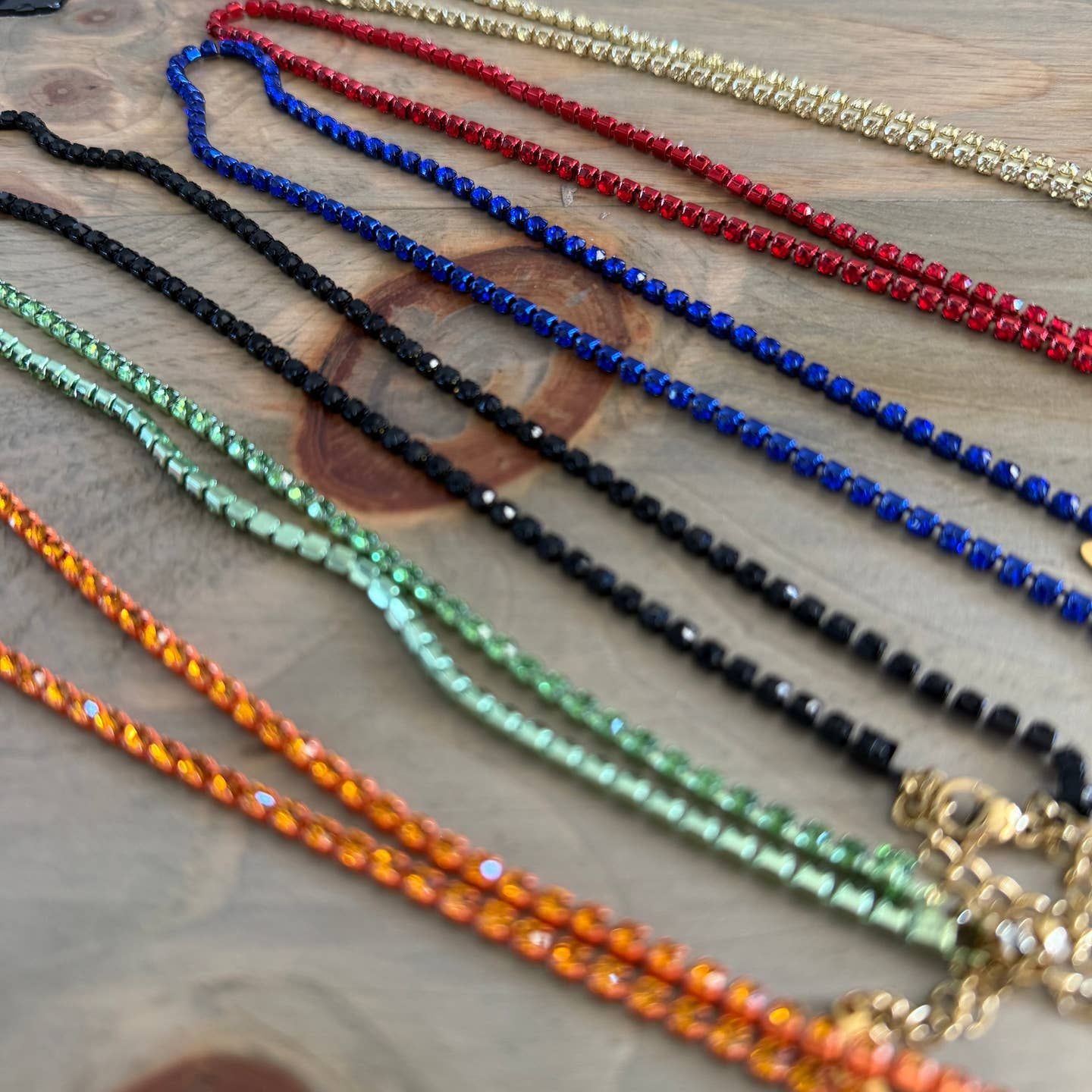 TLD Rhinestone Necklaces