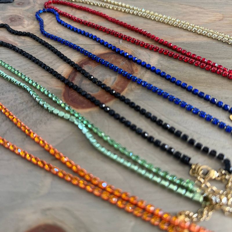TLD Rhinestone Necklaces