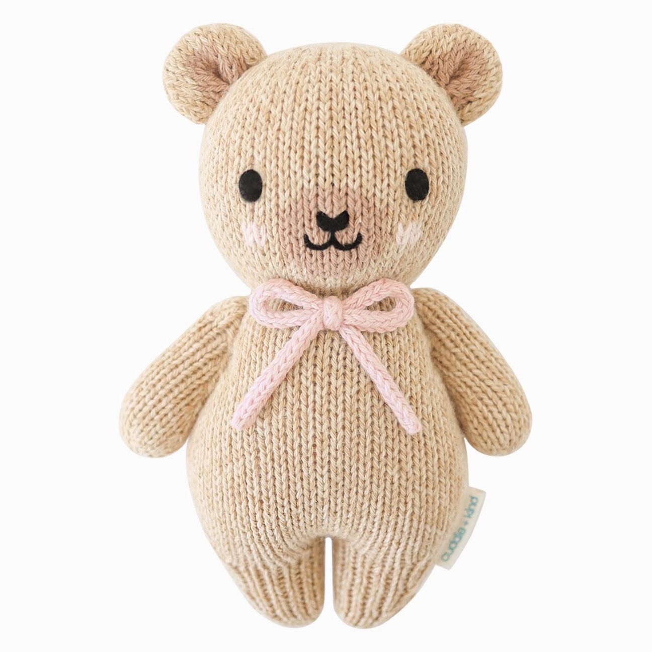 Cuddle+Kind Baby Honey Bear Pink