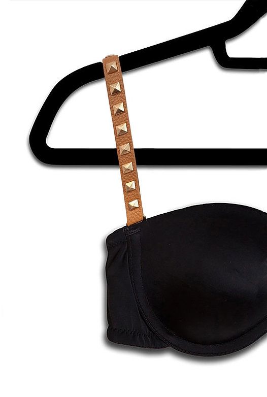 Strap Its Nude Plunge Camel V Strap Bra