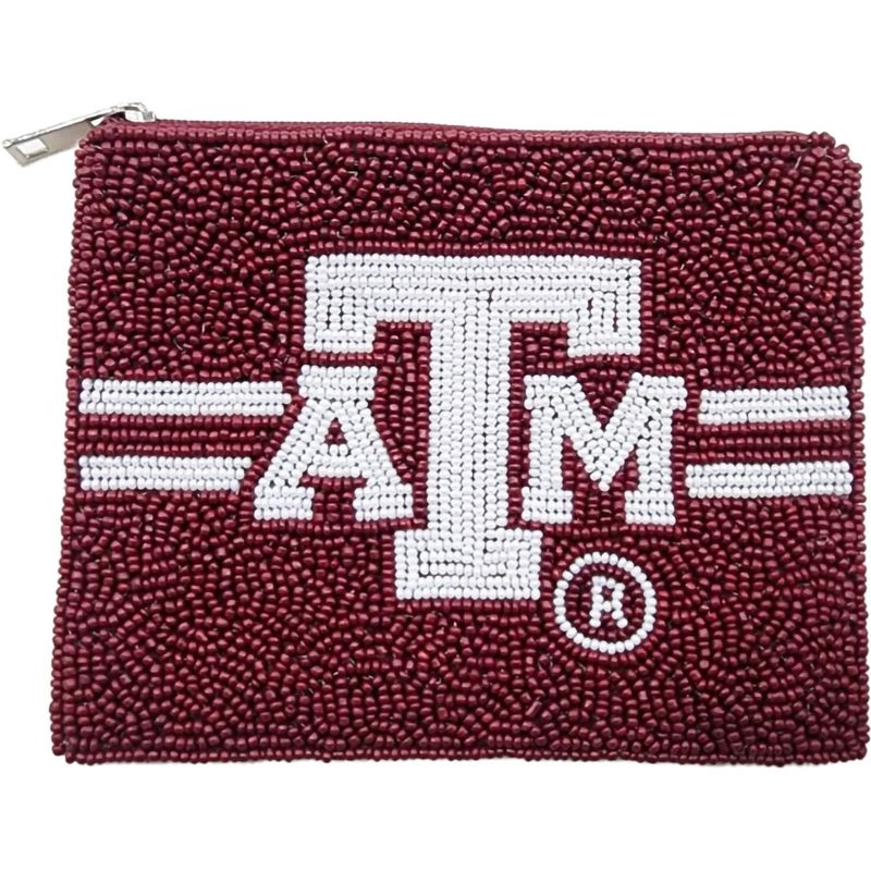 Texas A&amp;M Beaded Pouch