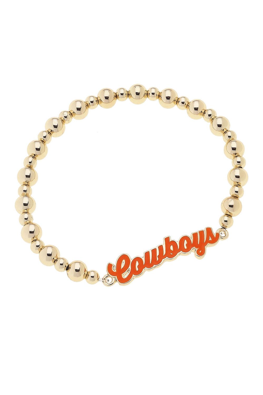 Canvas Beaded Autograph Cowboys Bracelet