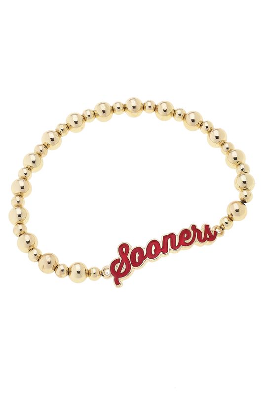 Canvas Stretch Sooners Autograph Bracelet