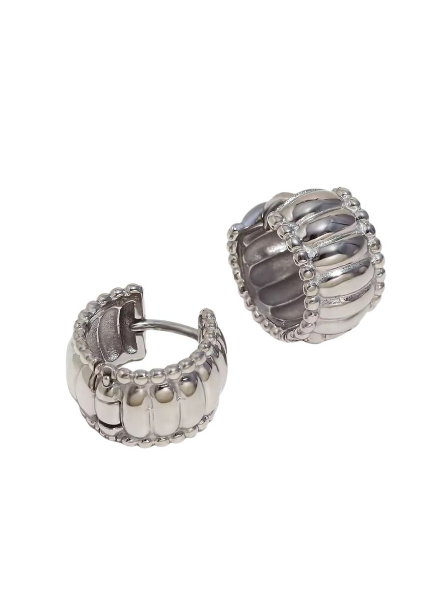 HJane Gia Silver Hoop