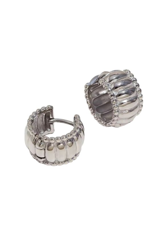 HJane Gia Silver Hoop