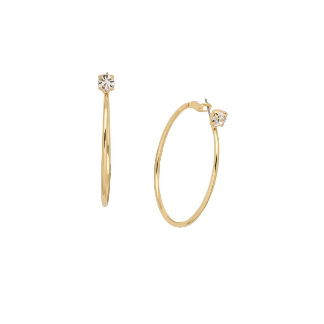 Sorrelli gold stud earring